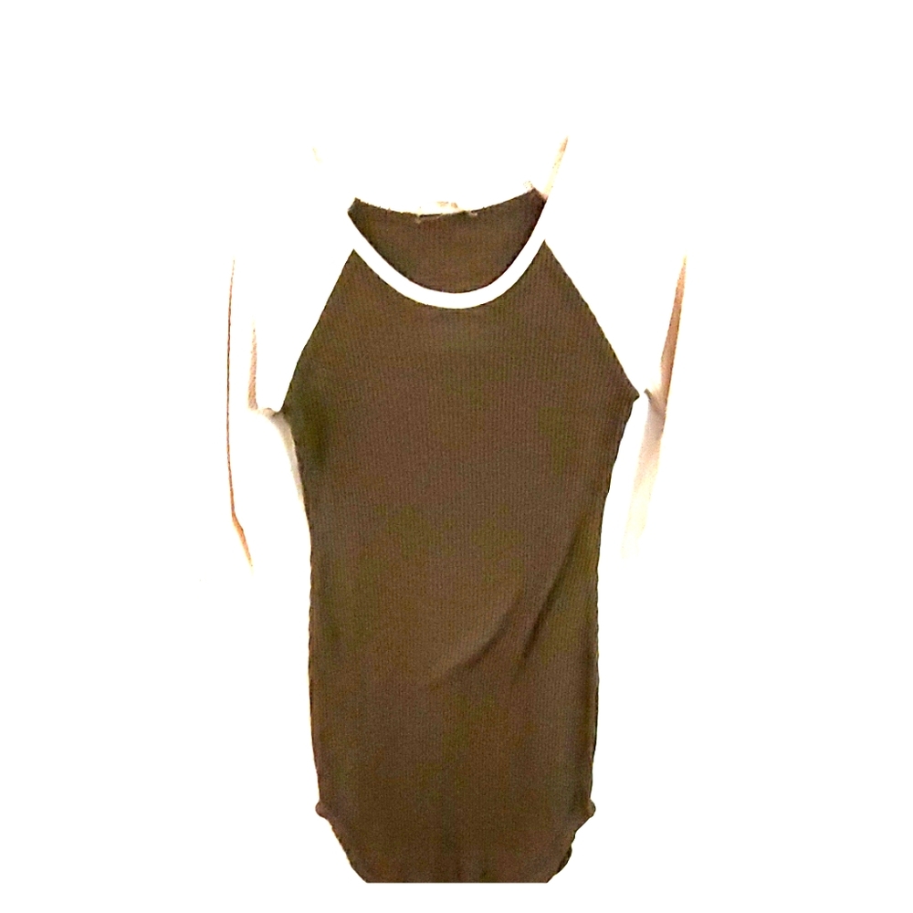 3/4 sleeve mini dress